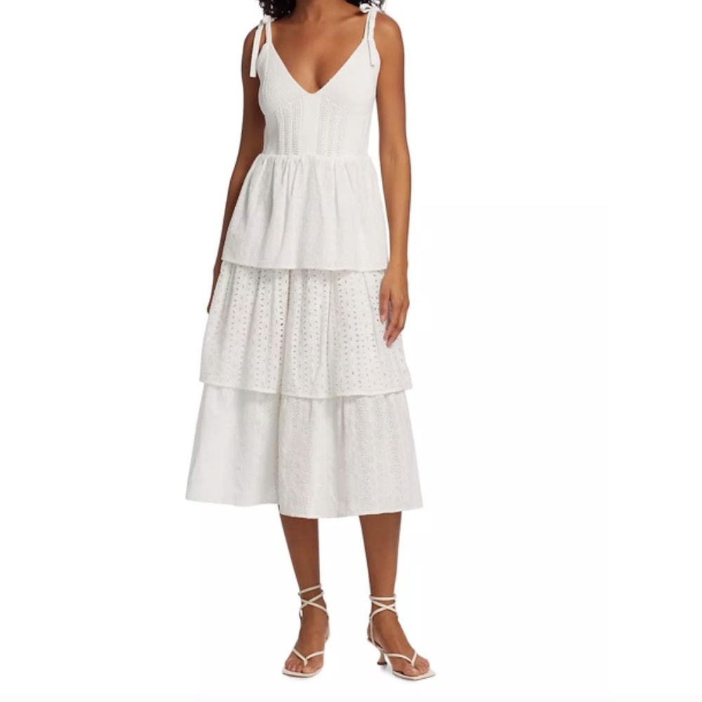 Croix Tiered Midi Dress